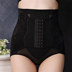 Thỏ làm đẹp 2 dải bụng quần hông định hình eo cao khóa đồ lót phụ nữ sau sinh cơ thể corset tóm tắt thể hình quần lót ren cạp cao cho phụ nữ sau sinh Quần cơ thể
