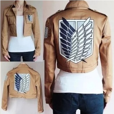 Shenmanxuan Anime Attack on Titan Survey Corps Wings of Freedom Men's and Women's Small Jacket Cos Costume