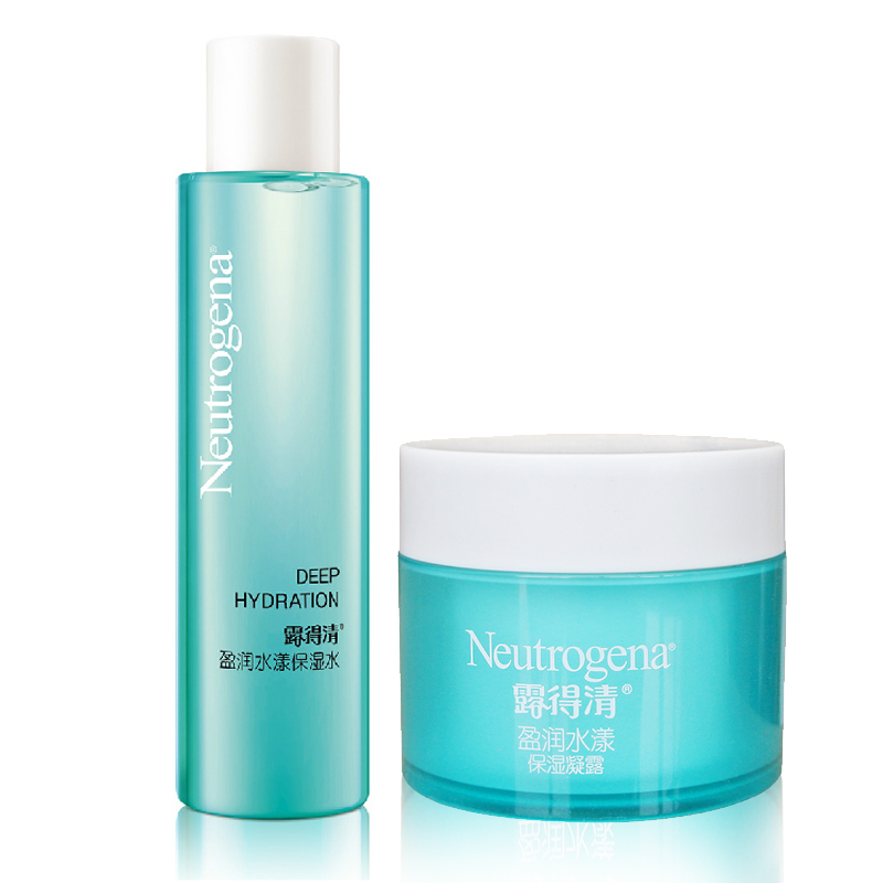 露得清盈润水漾保湿水+保湿凝露 套装150ml 补水保湿滋润锁水修护