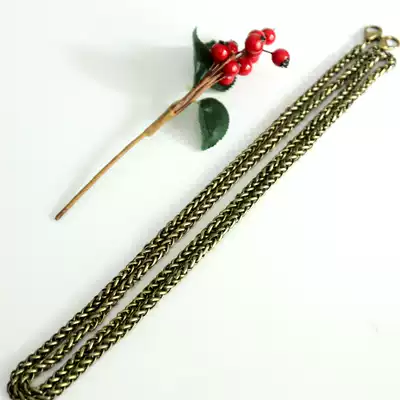 Small bag crossbody shoulder shoulder chain bronze length 120cm