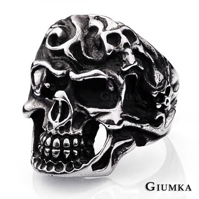 台湾官网直邮进口【GIUMKA个性潮男】海盗王德国精钢戒指