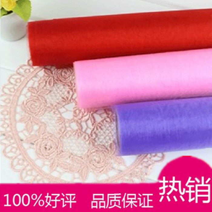 Wedding veil soft yarn background decoration yarn man stair handrail yarn wedding room layout yarn cloth wholesale