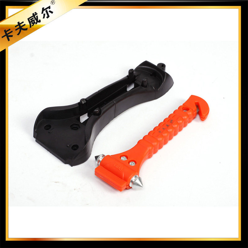 Safety life-saving hammer Two-in-one multi-function car mini escape hammer Car safety hammer Rope cutter Window breaker