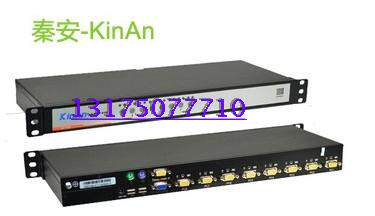 KinAn Qinan XM0108 rack-mount 8-port KVM switch supports USB mouse and keyboard