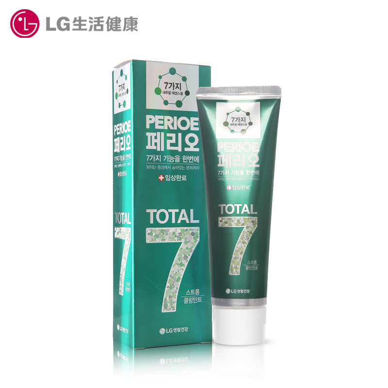 【韩国进口】新品倍瑞傲全优护牙膏120g 清新口气 酷爽薄荷热卖