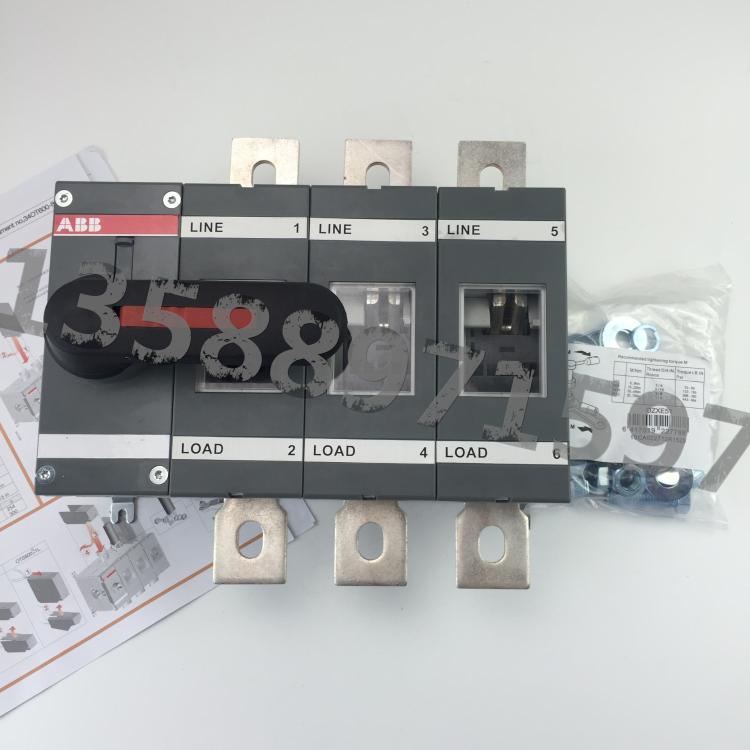 ABB disconnector OT250E03P 03K 12P 12K Three-pole 250A 200A Load door operation