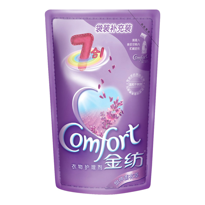 【天猫超市】Comfort/金纺衣物护理剂怡神薰衣草0.5L袋装衣物柔顺