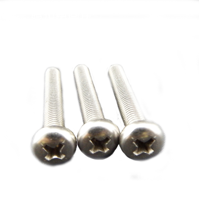 201 stainless steel cross disc head screws cross round head screws M2 M3