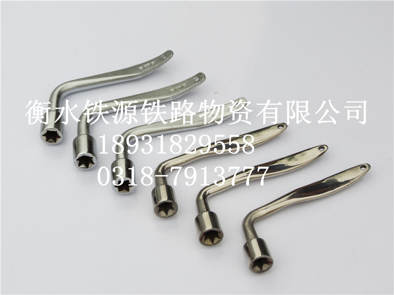 Railway special train door key High-speed rail subway car key Inner triangle key Stainless steel hexagon key