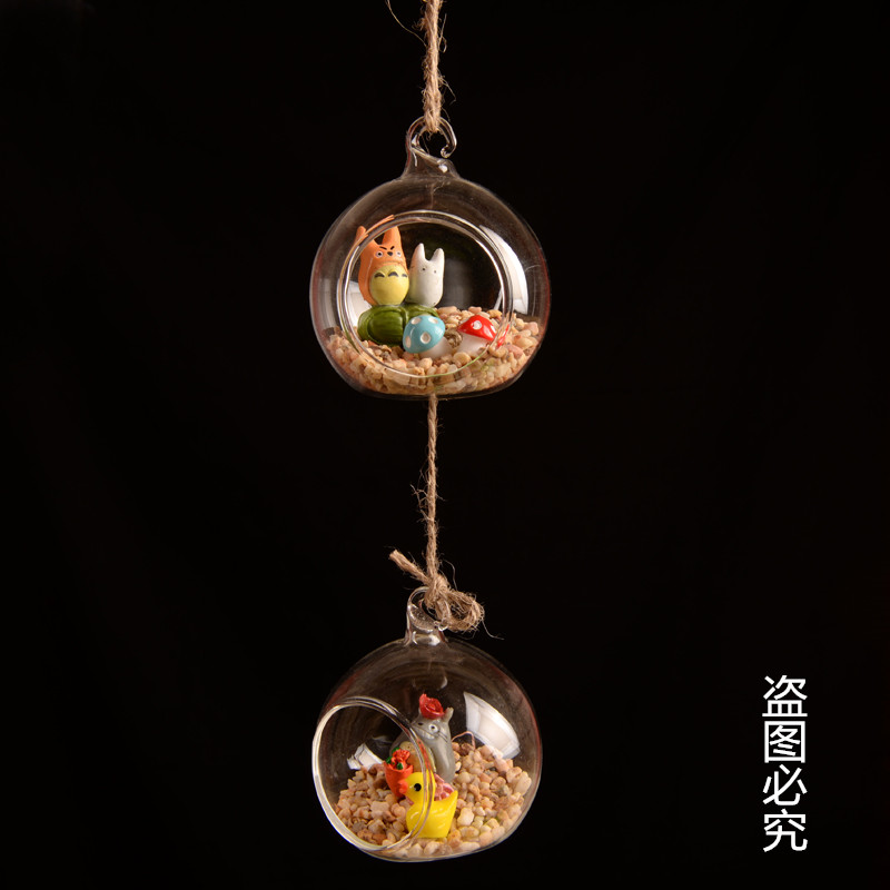 Super Beauty Creative Transparent Glass Rose Bottle Micro Landscape Floral Fashion Home Accessories Craftsmanship Gifts Swing Accessories