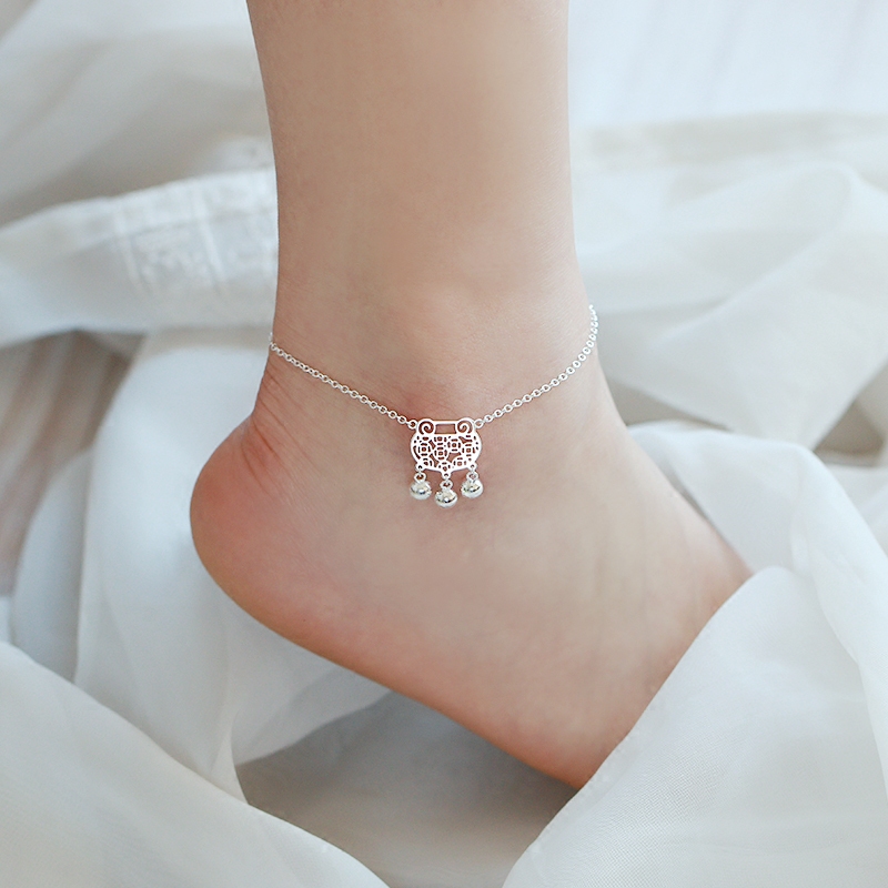 Chaine de cheville Femme      en Argenterie - Ref 3104937 Image 4