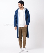 (MAD MAX) Japan OBLEKT Nordic minimalist sweater cotton terry robe long windbreaker