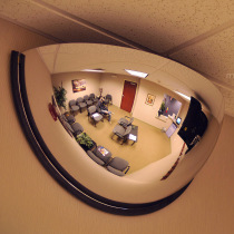 Jiebon 1 4 spherical reflector convex wide-angle mirror supermarket anti-theft garage security mirror acrylic 2 0 multi-size