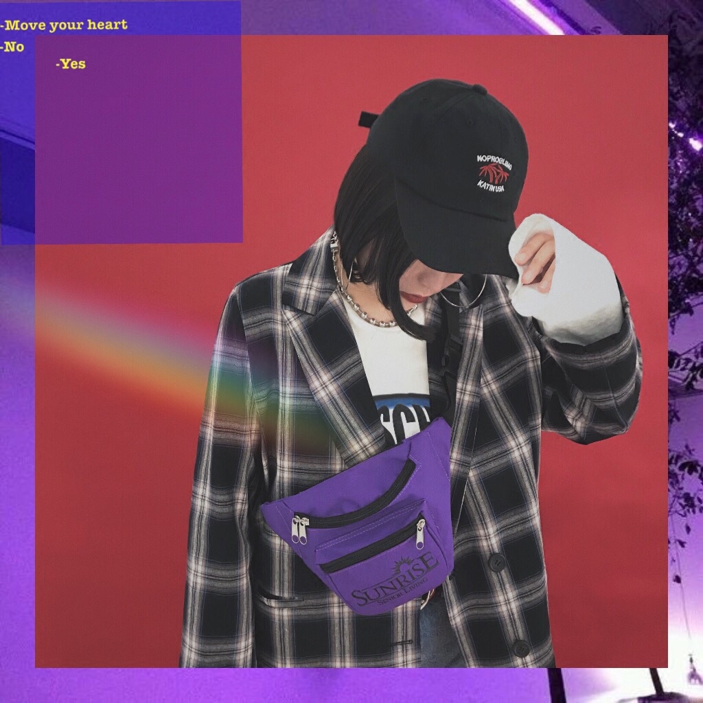 Clear bin not to be rebuted with ulzzang bag Slanted Satchel satchel Cool Bag Retro Street Hip Hop Trampoline Bag Chest Bag