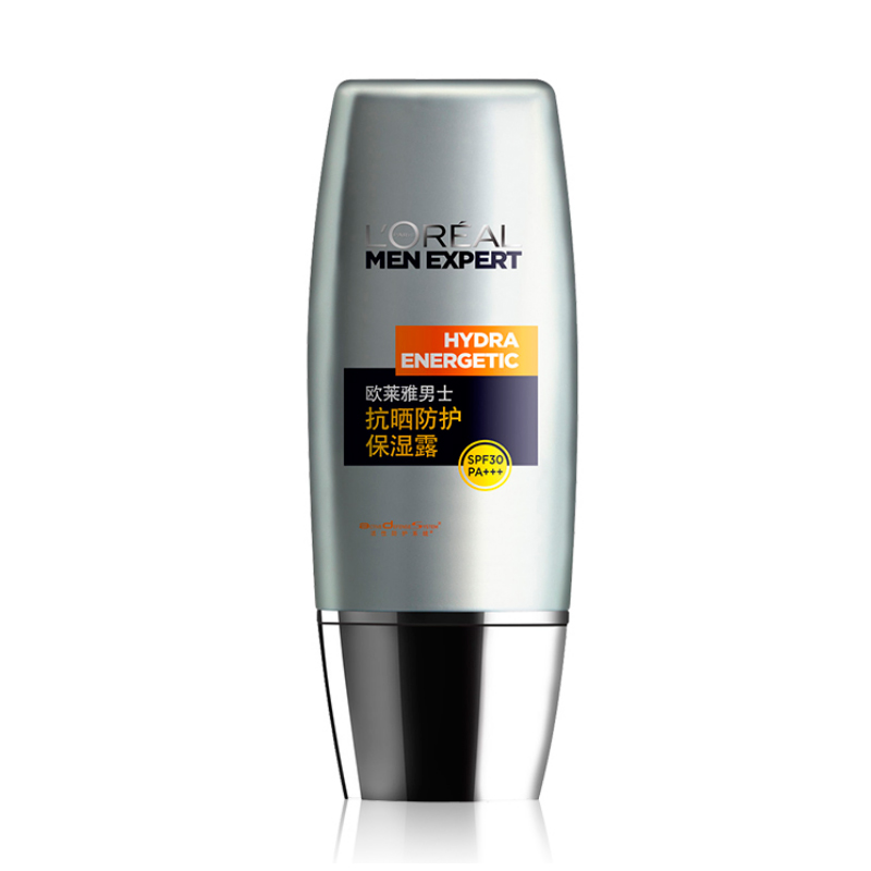 包邮 欧莱雅 男士防晒霜抗晒防护保湿露30ml清爽保湿隔离霜SPF30