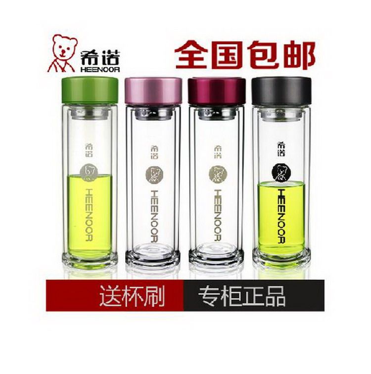 Shino glass-cup men's ladies double glazed water mug XN-6505 6506 6507-Taobao