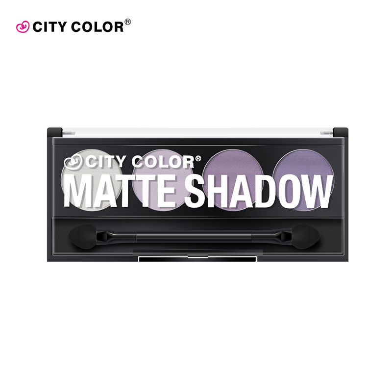 city color璀璨派对(无珠光) 眼妆4色眼影盘 细腻质地持久不晕染