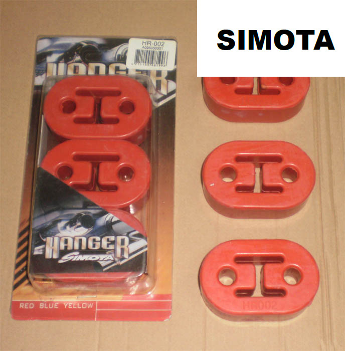 Three SIMOTA exhaust pipe suspension middle tail section lifting ring reinforced hard suspension adhesive car exhaust crane ear drop resonance