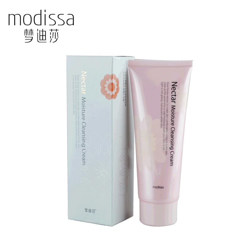 正品 梦迪莎花蜜嫩白洁肤霜120g 深层清洁 补水保湿 洗面奶