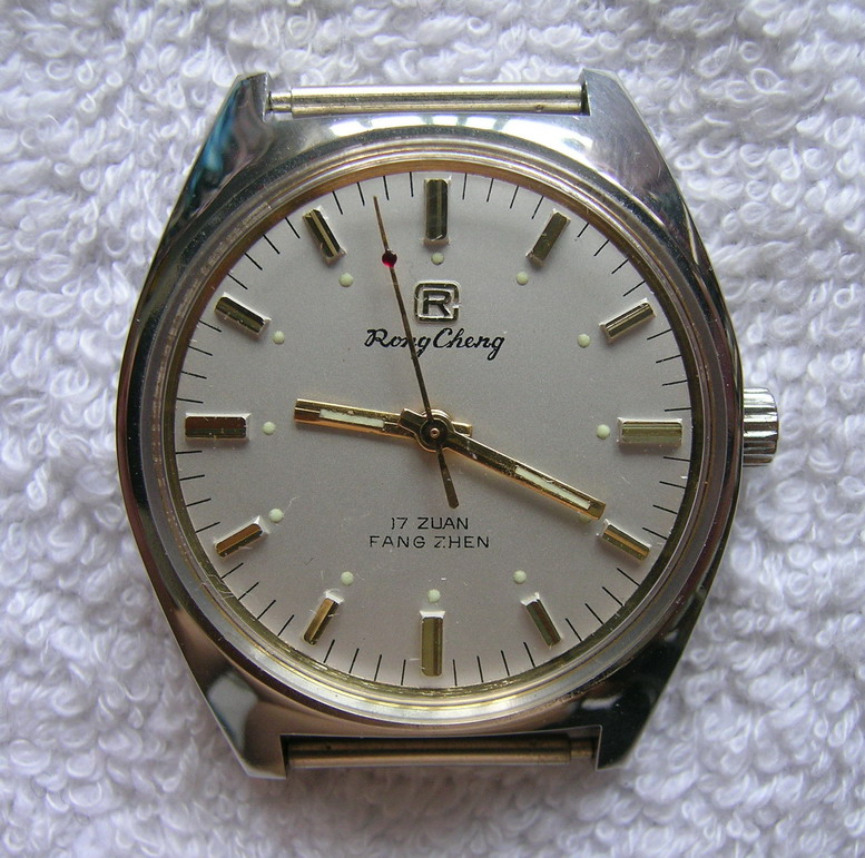 80s Jedi stock Chengdu Handwatch Factory Rongcheng City Card Large men's meter Old watches Old watches Old watches