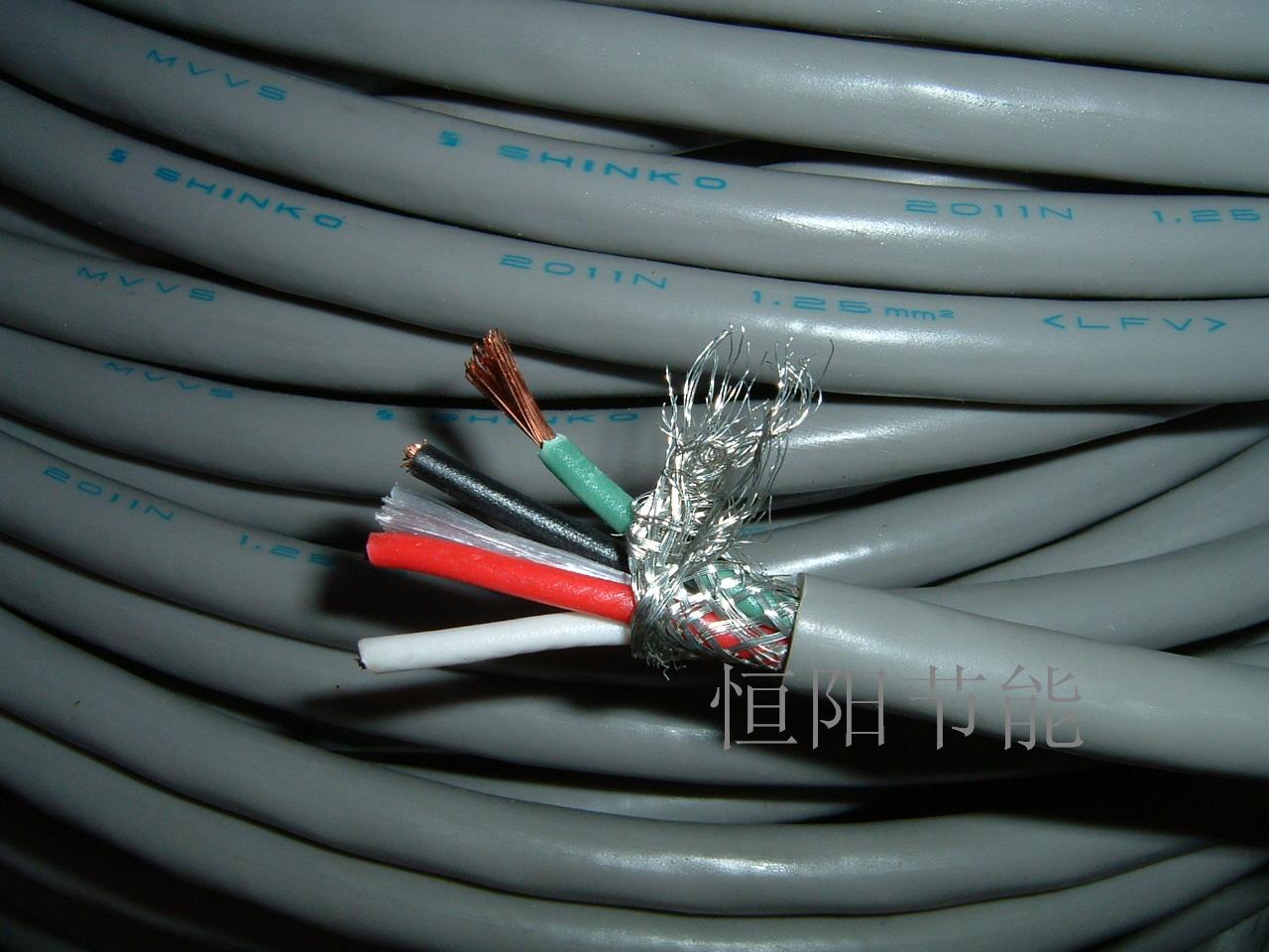 9 JAPAN IMPORT SHINKO 4 CORE 1 25 SQUARED SHIELD WIRE ANTI-INTERFERENCE POWER CORD MOTOR CONTROL LINE SOFT