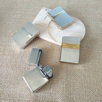 Hong Kong original zorro kerosene lighter 902 zorro 903 simple copper shell windproof gold and silver