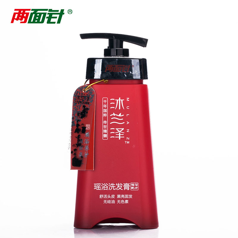 沐兰泽洗发膏 中草药研磨 改善头部环境黑发柔顺养发无硅油洗发水