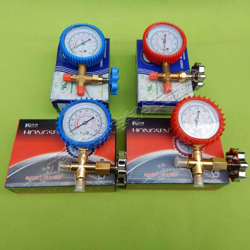 Compressor Gfluoride Snowseed Table Low High Pressure Table Air conditioning refrigerant Pressure Meter Refrigeration dosing Vacuuming Table