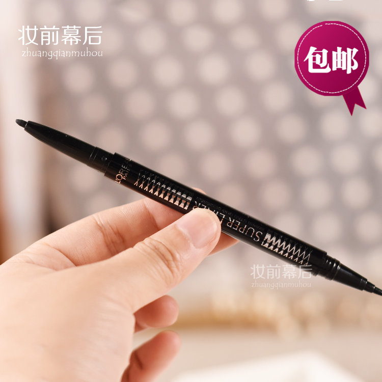 欧莱雅美眸深邃巨星双头大师眼线笔胶笔 眼线液不晕