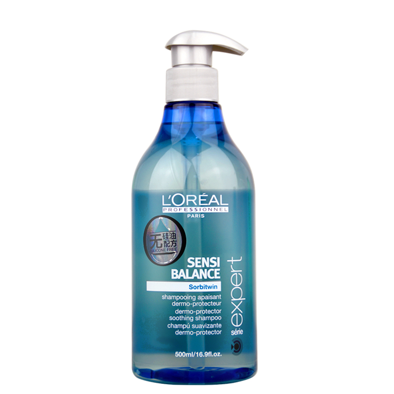 进口正品欧莱雅头皮舒缓洗发水500ml 头皮护理清洁毛囊炎洗发水