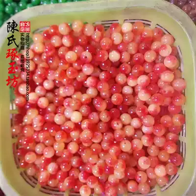 DIY handmade jewelry accessories natural Miscellaneous Stone red agate semi-finished beaded beads headdress hairpin material