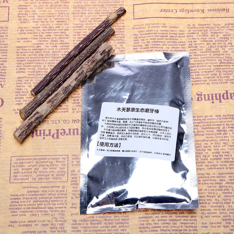 Mr.Bear/宠宠熊 猫咪磨牙洁齿棒猫薄荷木天蓼猫零食宠物零食3只装