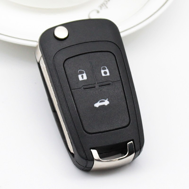 Use Chevrolet New Landscape Key Shell for 13 car folding remote control keys to replace the enclosure