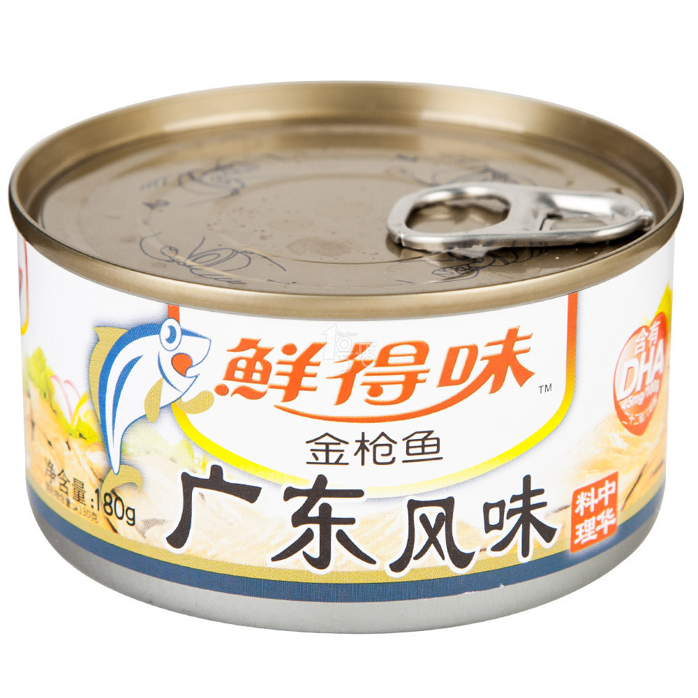鲜得味 广东味金枪鱼 180g  一号店