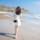 2018 nữ mùa hè khí chất nữ mới Hàn Quốc Sanya đi du lịch bên bờ biển đi biển là váy mỏng
