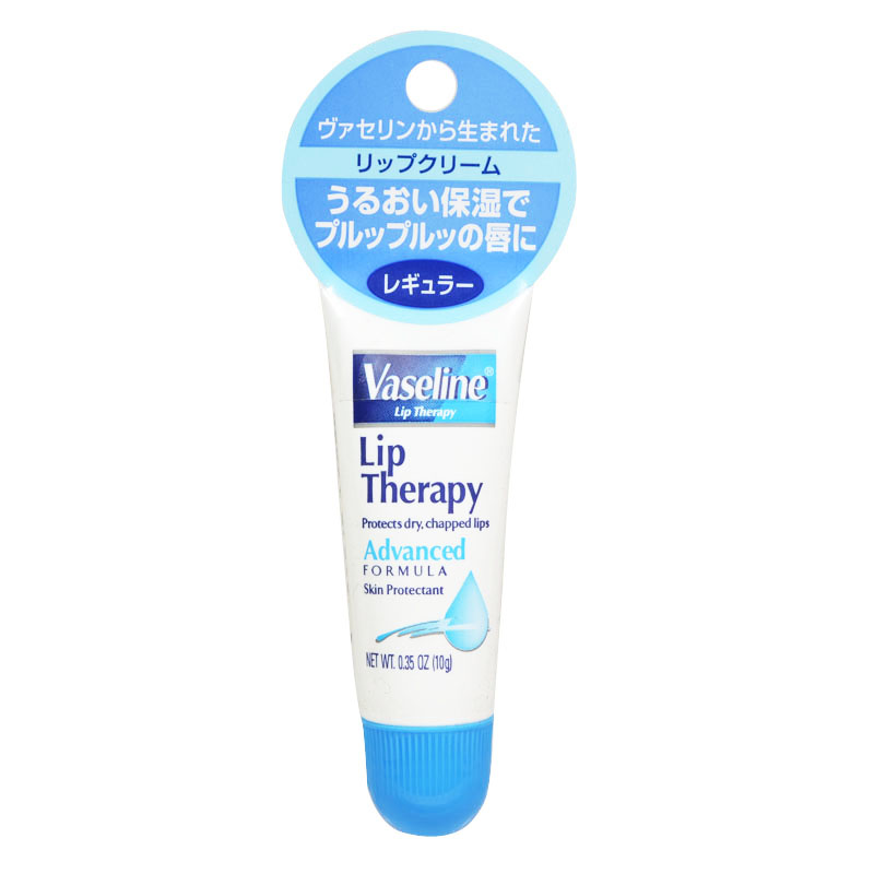 【日本直邮】Vaseline凡士林润唇膏啫喱护唇膏10G原味 保湿防干裂