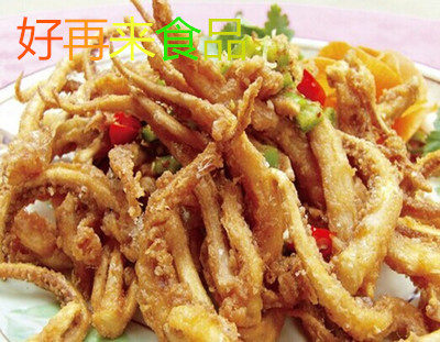 Rising Sun Tangyang squid must be wrapped in powder, crispy fried squid must 1Kg*6 packs box frozen snacks whole box