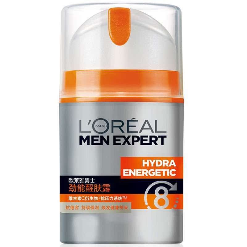 L＇oreal/欧莱雅男士劲能醒肤露8重功效50ml