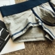 2 tải cotton đồ lót nam Tuổi trẻ cá tính boxer đồ lót gợi cảm Thấp eo quần short cotton mỏng