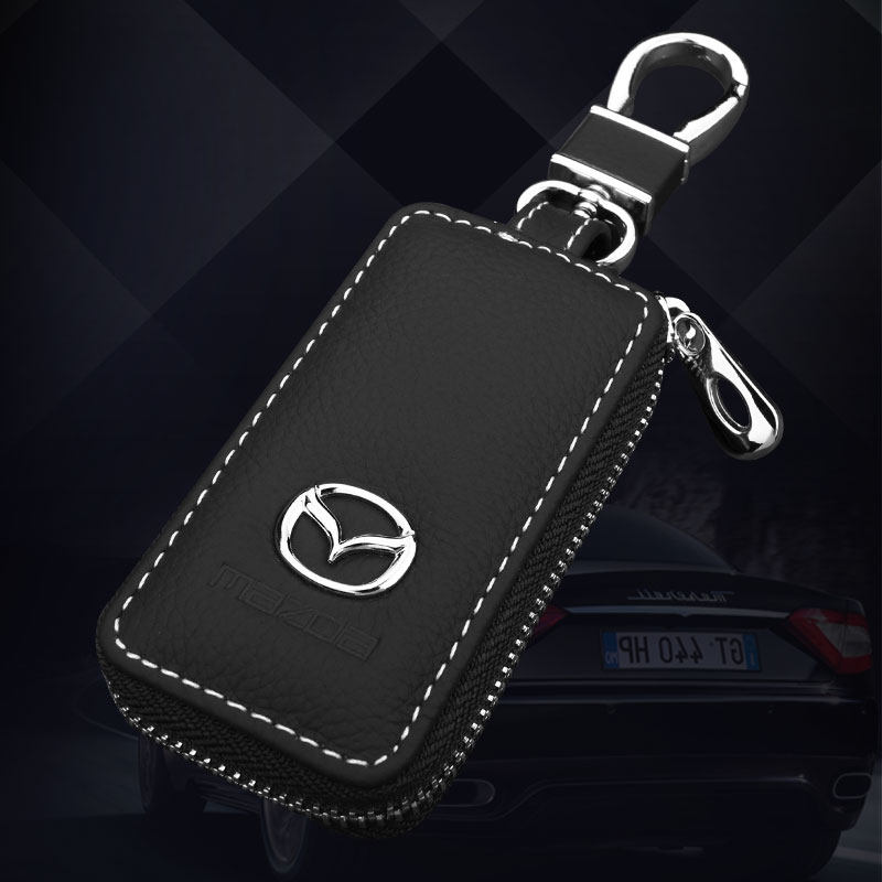 马自达6 CX-9 MX-5睿翼阿特兹专车专用款汽车真皮钥匙包真皮 套