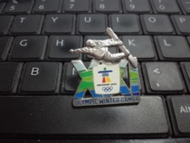 2010 Vancouver Winter Olympics Badges Silver Gray 3D Series Sports Badges Snowboarding Badges