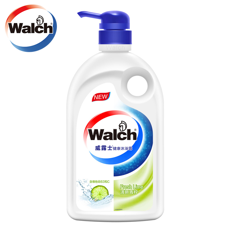 【天猫超市】Walch/威露士清新青柠水润保湿洁净健康沐浴露600ml