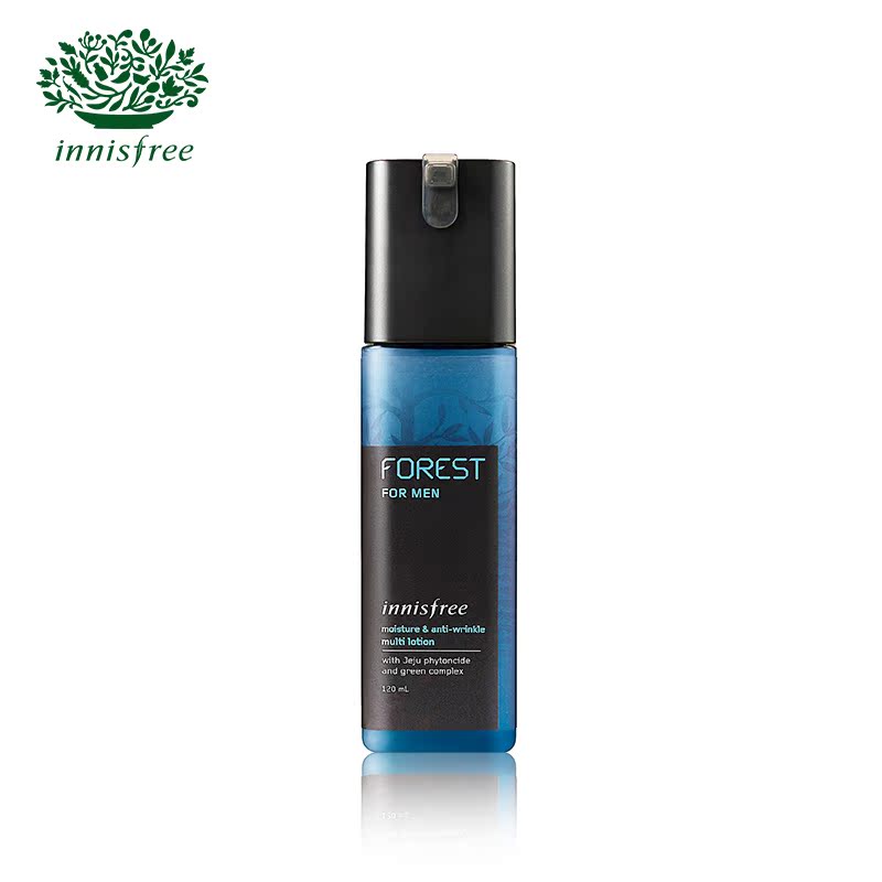 innisfree/悦诗风吟森林男士保湿抗皱乳液 120ML 舒缓疲劳滋润