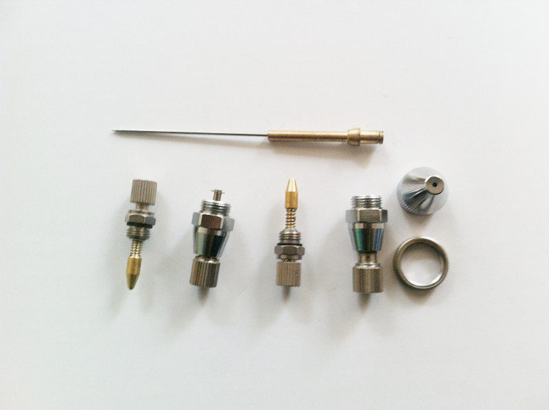 Asseda Brand F2k3 Paint Spray Gun Gun Pin Snapping Muzzle Gun Cap Oil Conditioning Oil Valve Tuning Gas Valve Tuning Diffuser