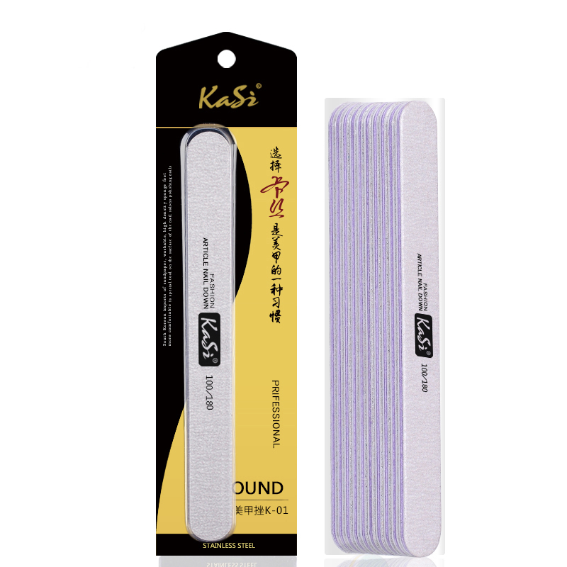 KaSi美甲修形打磨挫条 卸甲搓条做指甲贴片锉条修甲磨砂条工具