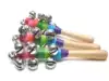 Rainbow stick bell string bell Hand bell Orff Percussion baby baby kindergarten toy string bell stick bell