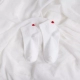Chú thích yêu vớ cotton nguyên chất vớ của phụ nữ trong vớ ống mùa thu và mùa đông Đại học Nhật Bản gió đào hình trái tim vớ thủy triều - Bít tất nữ tat nu dep gia re Bít tất nữ