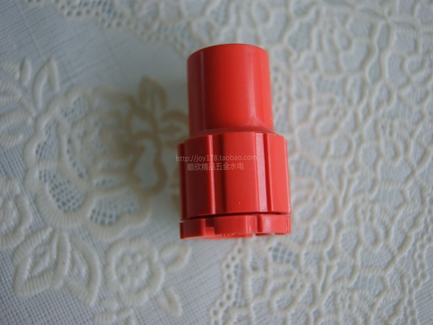 China famous brand Weixing PVC20 dichroic threading tube lock mother line tube lock mother red blue