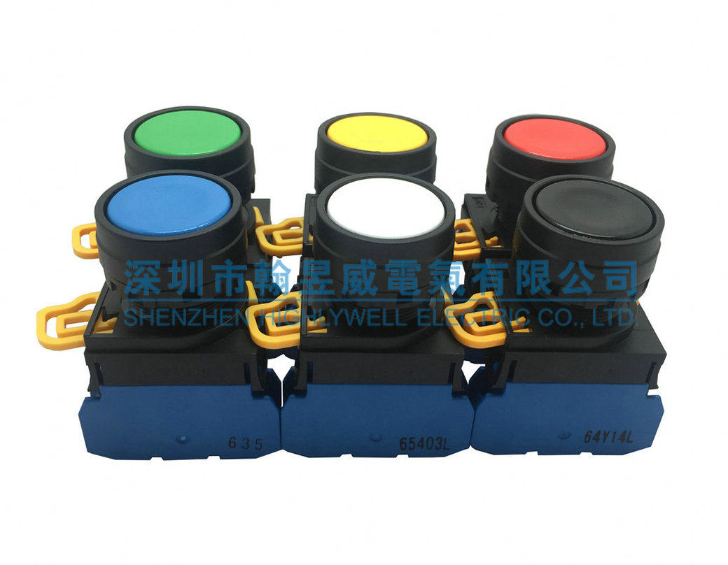 YW-E10 YW-E10 YW1B-M1E10G and QuanIDEC reset point motion button switch green 1 often open without lock