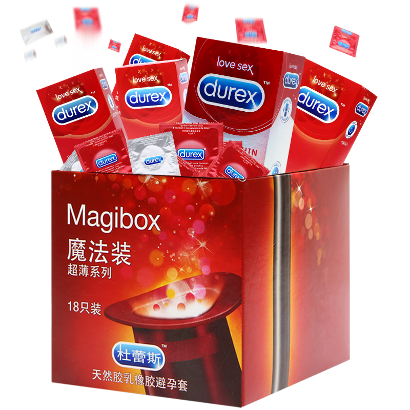 正品杜蕾斯男用安全套魔法超薄系列男女情趣成人用品避孕套18只装